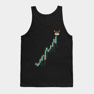 Vintage Stock Chart Floki Inu Coin To The Moon Trading Hodl Floki Army Crypto Token Cryptocurrency Blockchain Wallet Birthday Gift For Men Women Kids Tank Top